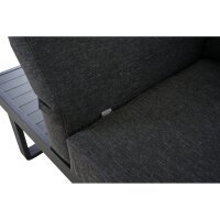 SIENA GARDEN WESTON Loungeset 3‑teilig Anthrazit