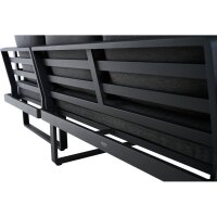 SIENA GARDEN WESTON Loungeset 3‑teilig Anthrazit
