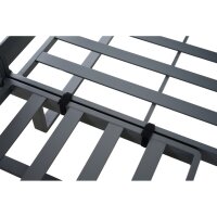 SIENA GARDEN WESTON Loungeset 3‑teilig Anthrazit