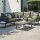 SIENA GARDEN WESTON Loungeset 3‑teilig Anthrazit