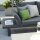 SIENA GARDEN WESTON Loungeset 3‑teilig Anthrazit