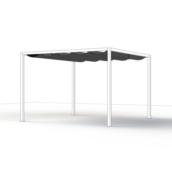 SIENA GARDEN Schattenmanufaktur LIBERA Dachbezug Anthrazit 300 × 300 cm