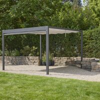 SIENA GARDEN Schattenmanufaktur Roll-Up Anthrazit 300 × 210 cm