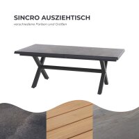 SIENA GARDEN SINCRO Ausziehtisch