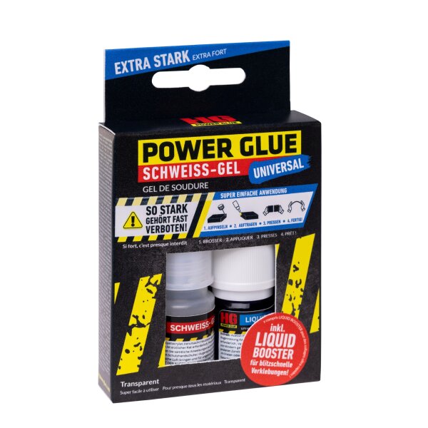 HG POWER GLUE Schweiß-Gel Deluxe inkl. Booster 10 g / 5 ml