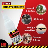 HG POWER GLUE Schweiß-Gel Deluxe inkl. Booster 10 g / 5 ml