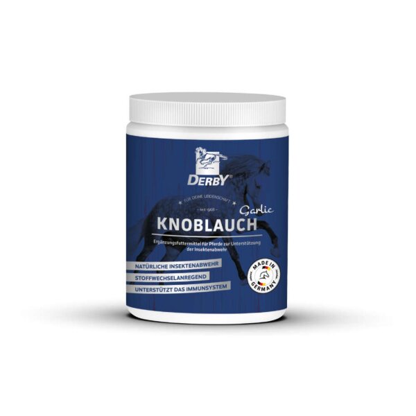 DERBY Knoblauch 700 g – Ergänzungsfutter für Pferde