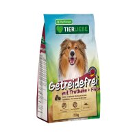 TIERLIEBE Hunde Trockenfutter Getreidefrei mit Truthahn und Fisch