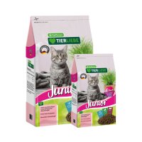 TIERLIEBE Katzen Trockenfutter "Junior" Ente & Rind