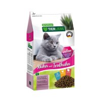 TIERLIEBE Katzen Trockenfutter "Indoor" Huhn & Truthahn