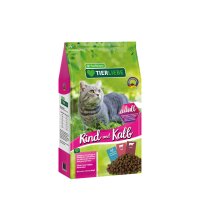 TIERLIEBE Katzen Trockenfutter "Adult" Rind & Kalb