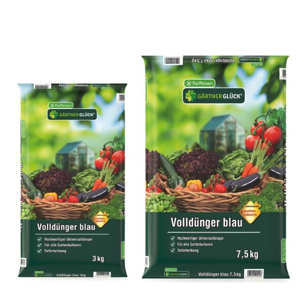RAIFFEISEN GÄRTNERGLÜCK Volldünger blau