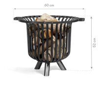 COOKKING Feuerkorb Verona 60 cm, 60x60x52cm