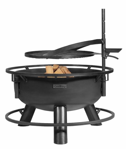 COOKKING Feuerschale Bandito 80, Inkl. Zubehör, 94x94x110cm
