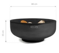 COOKKING Feuerschale Palermo XXL 80x80x35cm