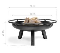 COOKKING Feuerschale Porto 60cm 75x75x39cm