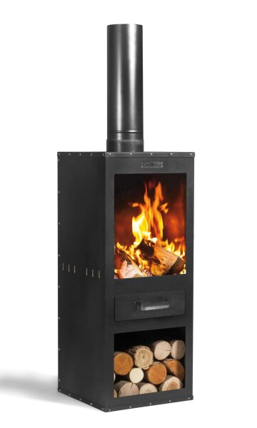 COOKKING Terrassenofen Rosa, 40x40x150cm
