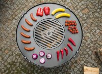 COOKKING Grillplatte mit Grillrost, 78x78cm