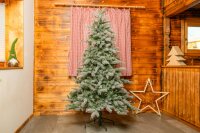 EVERGREEN Künstlicher Weihnachtsbaum Frost Fichte,...