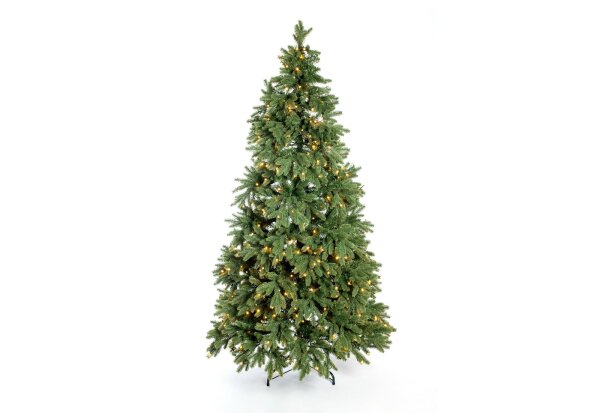 EVERGREEN Künstlicher Weihnachtsbaum Roswell Kiefer, Inkl. LEDs, 122x122x210cm