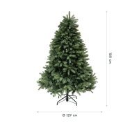 EVERGREEN Künstlicher Weihnachtsbaum Vermont Fichte, 129x129x180cm