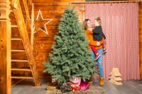 EVERGREEN Künstlicher Weihnachtsbaum Vermont Fichte, 129x129x180cm
