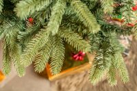 EVERGREEN Künstlicher Weihnachtsbaum Vermont Fichte, 129x129x180cm
