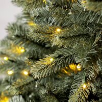 EVERGREEN Künstlicher Weihnachtsbaum Vermont Fichte, Inkl. LEDs, 129x129x180cm