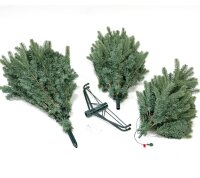 EVERGREEN Künstlicher Weihnachtsbaum Vermont Fichte, Inkl. LEDs, 129x129x180cm