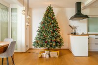 EVERGREEN Künstlicher Weihnachtsbaum Vermont Fichte, Inkl. LEDs, 150x150x210cm