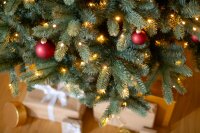 EVERGREEN Künstlicher Weihnachtsbaum Vermont Fichte, Inkl. LEDs, 160x160x240cm