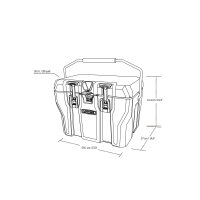 LIFETIME Kühlbox Premium 26,5 L, 37x59,1x41,4cm