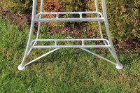 NIWAKI Gartenleiter 3-Holm Leiter mit 8 Sprossen