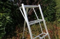 NIWAKI Gartenleiter 3-Holm Leiter mit 10 Sprossen