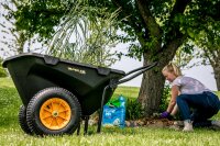 POLAR Schubkarre Club Cart 198L, 127x71x74cm