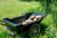 POLAR Schubkarre Premium 283L, 165x74x74cm