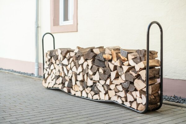 SHELTERLOGIC Kaminholzregal Traglast 550 kg 25x243,8x98,9cm