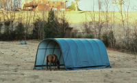 SHELTERLOGIC Weidezelt Run-In-Shed 730x400x300cm