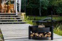 COOKKING Feuerschale Montana Inkl. Holzlager