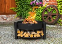COOKKING Feuerschale Montana Inkl. Holzlager
