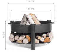 COOKKING Feuerschale Montana Inkl. Holzlager