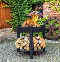 COOKKING Feuerschale Montana Inkl. Holzlager