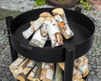COOKKING Feuerschale Montana Inkl. Holzlager