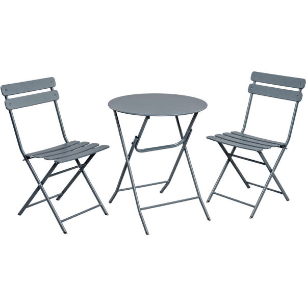 Bistro Set "Lucca" 3-teilig aus Aluminium