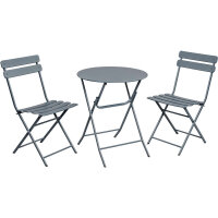 Bistro Set "Lucca" 3-teilig aus Aluminium