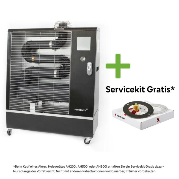 C-Ware Diesel Heizgerät AIRREX AH-200i Infrarotstrahler, brennstoffbetrieben mit Servicekit gratis
