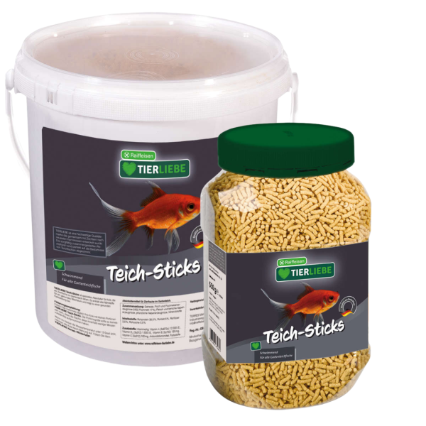 TIERLIEBE Teichfischfutter Teich-Sticks