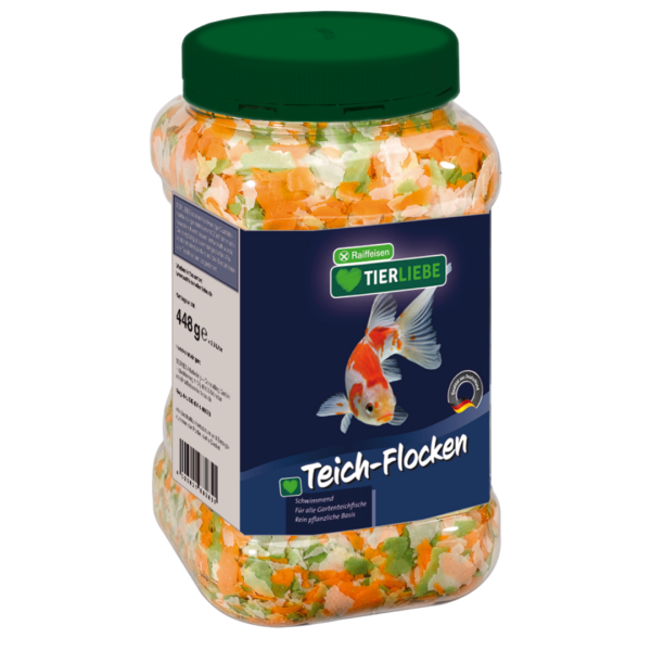 TIERLIEBE Teichfischfutter Teich-Flocken 448g
