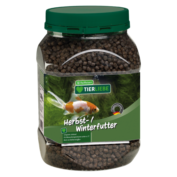 TIERLIEBE Teichfischfutter Herbst-/Winterfutter 1.26kg