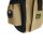 HUNTER Gürteltasche Bugrino Profi 22 x 18,5 cm Schwarz/Beige